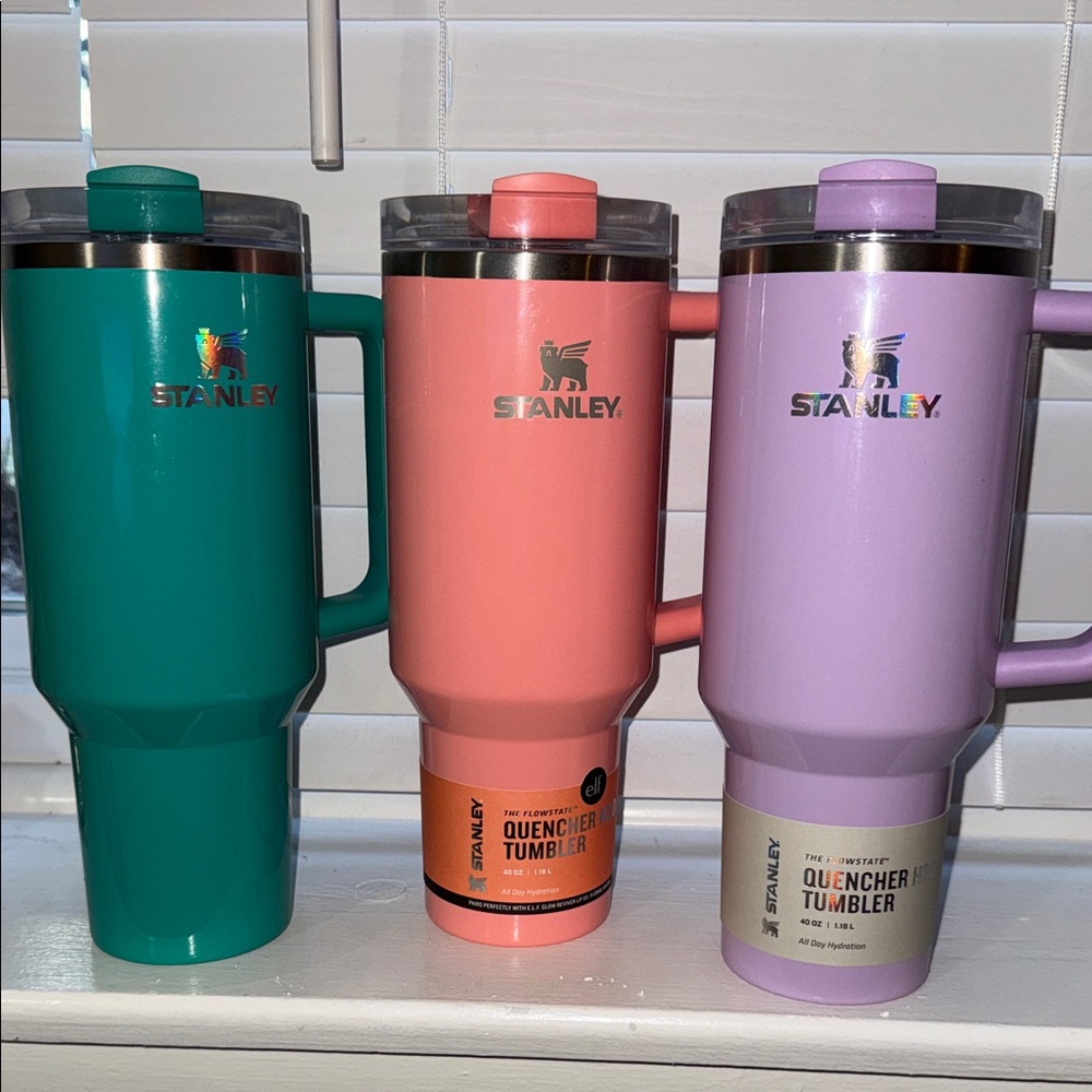 Stanley Tumbler Trio - Turquoise, Coral, Lavender